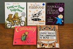 Children’s Book Lot Corduroy Frog and Toad Harold Purple Crayon Lemony Snicket 5