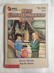 The Baby-Sitter’s Club #18 Stacey’s Mistake Ann M. Martin Paperback Book 1987