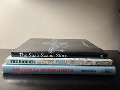 Lot of 3 Military Aircrafts Books Saab Air Force Bomber History Aeronautical