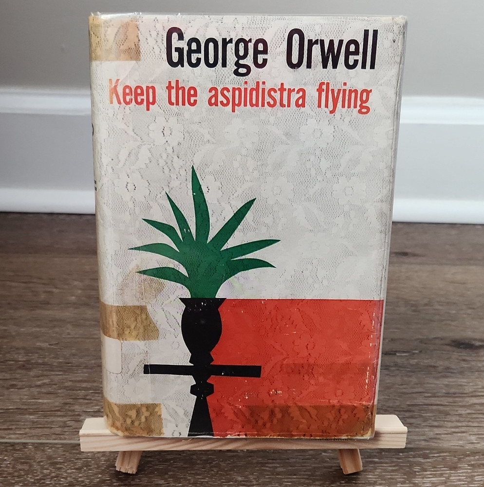 George Orwell Keep the Aspidistra Flying HC DJ Harcourt Brace Ex-Lib Vtg 1st Ed?