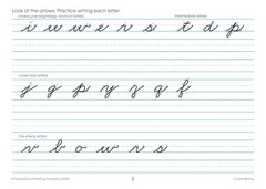 Cursive Workbook Writing Handwriting Practice Tracing Letters Ages 8 to 10 – NEW