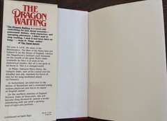 The Dragon Waiting by John M. Ford 1983 1st Edition BCE HCDJ Historical Fantasy