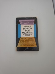Man’s Search for Meaning Viktor E. Frankl 1969 WSP Psychology Self Help Book