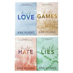Ana Huang Twisted Series Paperback Lot: Love, Games, Hate, Lies (4 Books)
