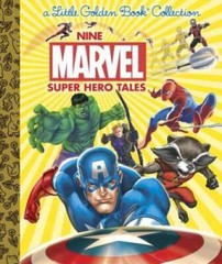 Nine Marvel Super Hero Tales (Marvel) (Little Golden Book Treasury) – GOOD