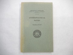 Smithsonian American Ethnology, Anthropological #s 63-67, Ecuador