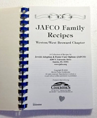 Family Recipes Cookbook Jewish Adoption & Foster Care 2009 Florida 112 Pages +