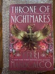 Fairyloot Special Signed Edition Throne Of Nightmares By Kerri Maniscalco