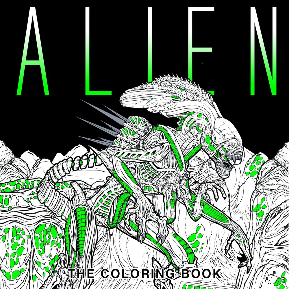 Alien: The Coloring Book, Titan Books, Excellent Book