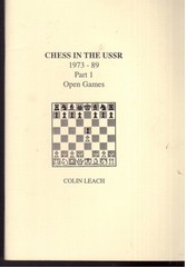 Chess In the USSR 1973-89 Open Games