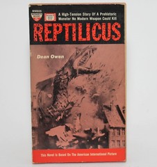 REPTILICUS by Dean Owen – RARE Monarch Books 1961 MM605 Movie Tie-in Vintage PB