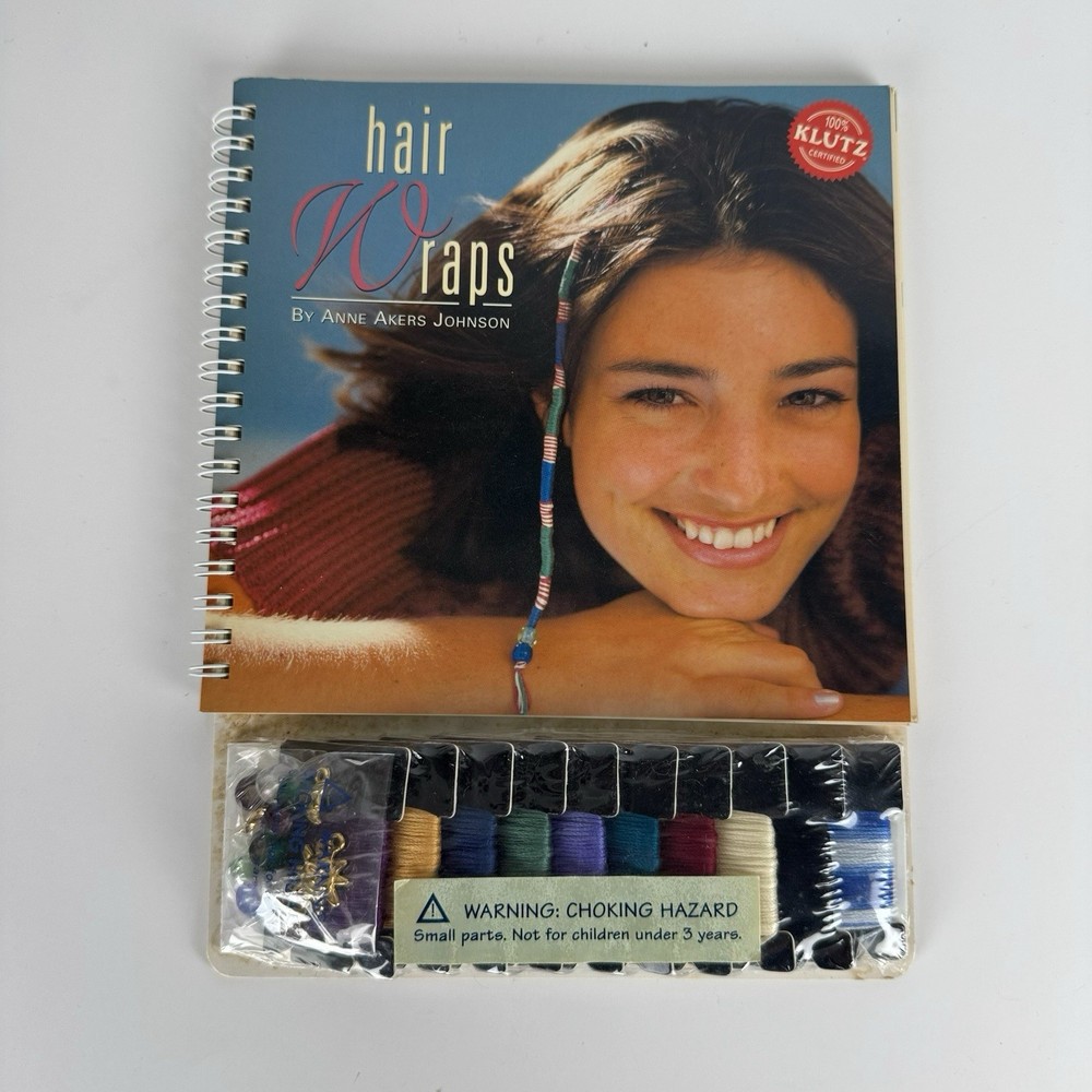 1998 Hair Wraps By Anne Akers /Klutz Certified. Accessories Included