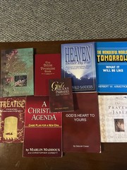 Christian Books Lot Of 9, Christian Themed Books, Paperback And Hardcover