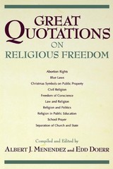 Great Quotations on Religious Freedom by Albert J. Menendez (English) Paperback