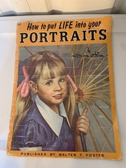 How to put Life into your Portraits, Walter Foster Pub, 1970s 10-1/4×13-3/4 #187
