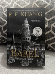Babel By R.F. Kuang SIGNED Hardcover