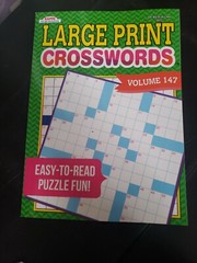 KAPPA LARGE PRINT CROSSWORDS VOLUME 147 EASY-TO-READ PUZZLE FUN 75 PAGES