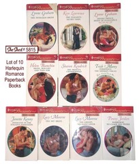 Lot of 10 Harlequin Presents Romance Paperback Books Lynne Graham Lucy Monroe