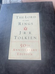 Lord of the Rings 50th Anniversary Edition Book With Map READ DESCRIPTION