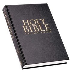 The Holy Bible KJV King James Version LARGE PRINT Hardcover.Jesus Words In Red**