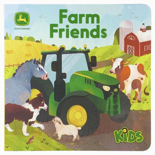 Farm Friends Lift-a-Flap Board Book (John Deere Kids) (John Deere Lift-A- – GOOD