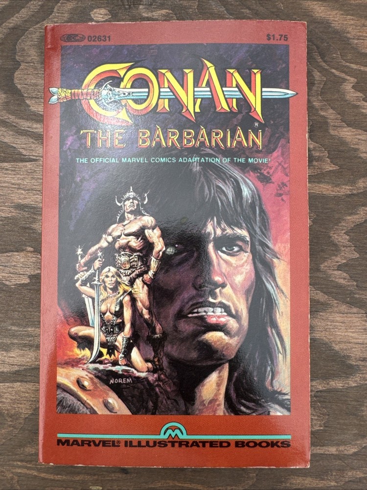 Conan the Barbarian – 1st Edtn Marvel Comics Illustrated Book Movie Adaptation