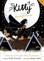 Kitty and the Moonlight Rescue – hardcover Lovlie, Jenny|Harrison, Paula