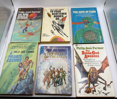Philip Jose Farmer 6 Book Lot Riverworld Series Vintage Sci Fi Paperbacks READ
