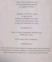 BAD CITIZEN CORPORATION by S W Lauden (2015, Pb 1st Edition) * FREE SHIPPING *