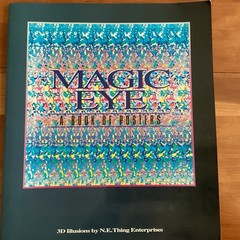 Vtg Magic Eye Poster Book : A Book of Posters N. E. Thing Enterprises 1994 8 Pg.