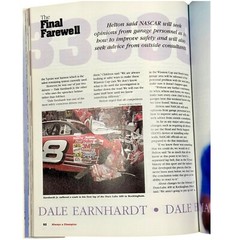 DALE EARNHARDT: ALWAYS A CHAMPION Limited Edition Hardback Book M556