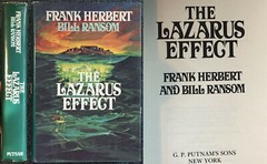 SCIENCE FICTION FRANK HERBERT Lazarus Effect Bill Ransom 1983 hc dj technology