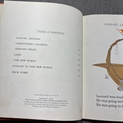 Vintage 1965 Leonard Discovers America Gene Darby Hardcover Book