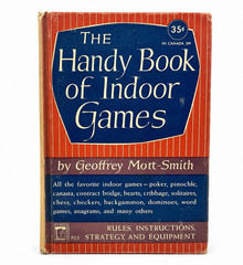 The Handy Book Of Indoor Games By Geoffrey Mott-Smith 1st Ed 1949 Permabooks