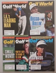 (Lot of 5) Vintage Golf World International (March 1991) Rocco, Woosan
