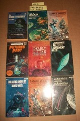9 paperback lot James White (1928-99) SF author vtg all 1st early 57-82 PB VG EX