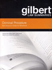 Gilbert Law Summaries: Criminal Procedure – paperback Marcus, Paul|Whitebrea…
