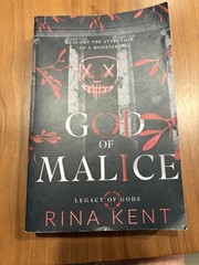 God of Malice by Rina Kent (2022, Trade Paperback) Legacy Of Gods