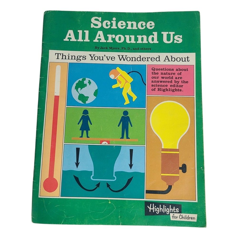 Vintage 1978 Highlights For Children Science All Around Us Book Magazine Learn