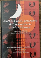 Myaamia neehi peewaalia aacimoona neehi aalhsoohkaana (Myammia & Peoria Narrativ