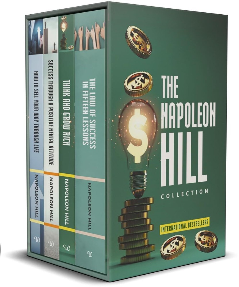 Napoleon Hill Collection 4 Books Set The Law Of Success