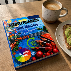 Mediterranean Diet Cookbook for Beginners | Healthy Eating Cookbook | Gift Ready