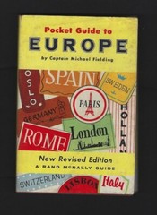 1959 Pocket Guide To Europe Book by Captain Michael Fielding Softcover 280 Pages