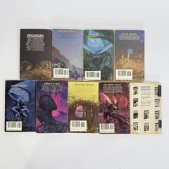 Edgar Rice Burroughs Martian Tales Lot of 9 Ballantine PB Sci-Fi Vintage