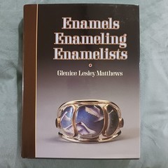 Vtg. Arts & Crafts Book ENAMELS, ENAMELING, ENAMELISTS Glenice Matthews Hc 1984