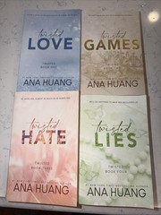 Ana Huang Paperback Complete Series of Twisted Games. Lot of 4 books. Romance PB