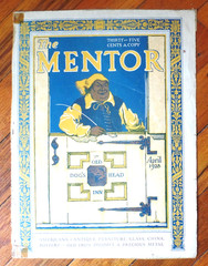 Antique Vintage THE MENTOR 35 CENTS A COPY April 1928 Cover & LISTERINE Ad Only