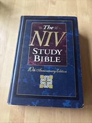 NIV Study Bible by Donald Burdick (1995, Hardcover)