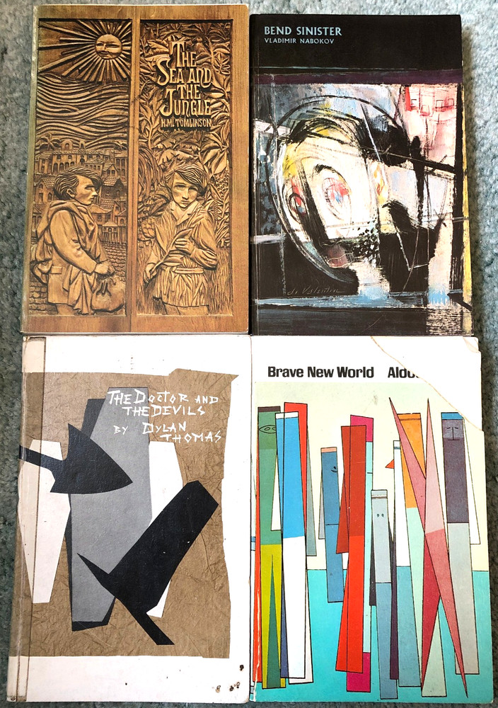 Classic Literature, lot of 4 Time Inc. editions, Nabokov, Huxley, Dylan Thomas