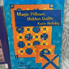 2 BOOK QUILTING COMBO~Magic Pillows, Hidden Quilts & Our Best Seasonal Quilts